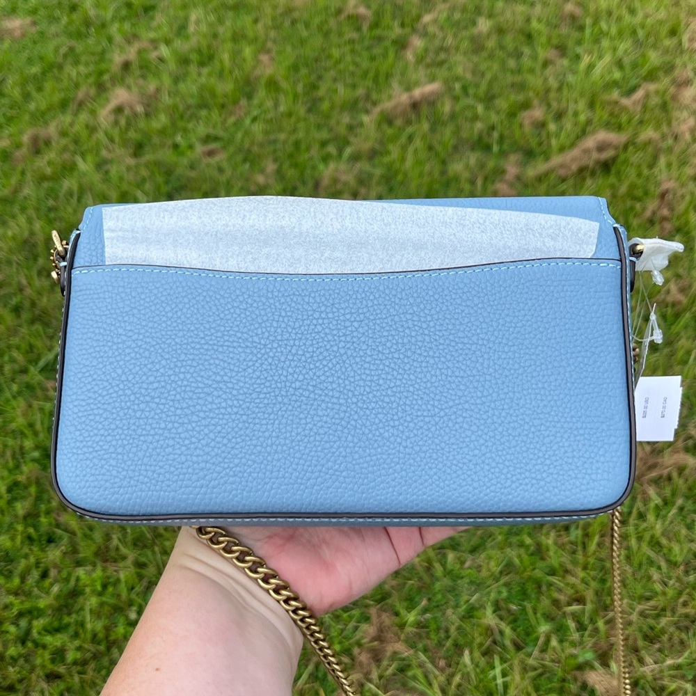 NWT Coach Crossbody in Bluebell with Removable Card Wallet - Picture 6 of 16